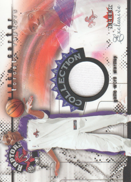 2001-02 Fleer Exclusive Vinsanity Collection #3 Vince Carter Warm