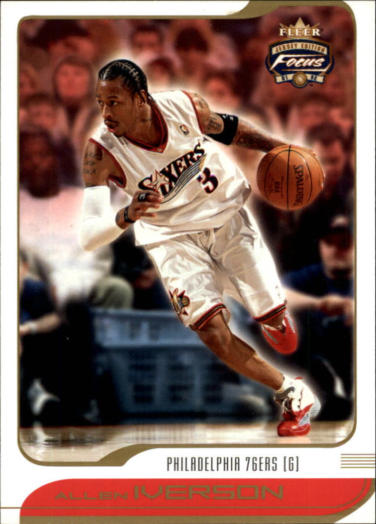 2001-02 Fleer Focus #24 Allen Iverson