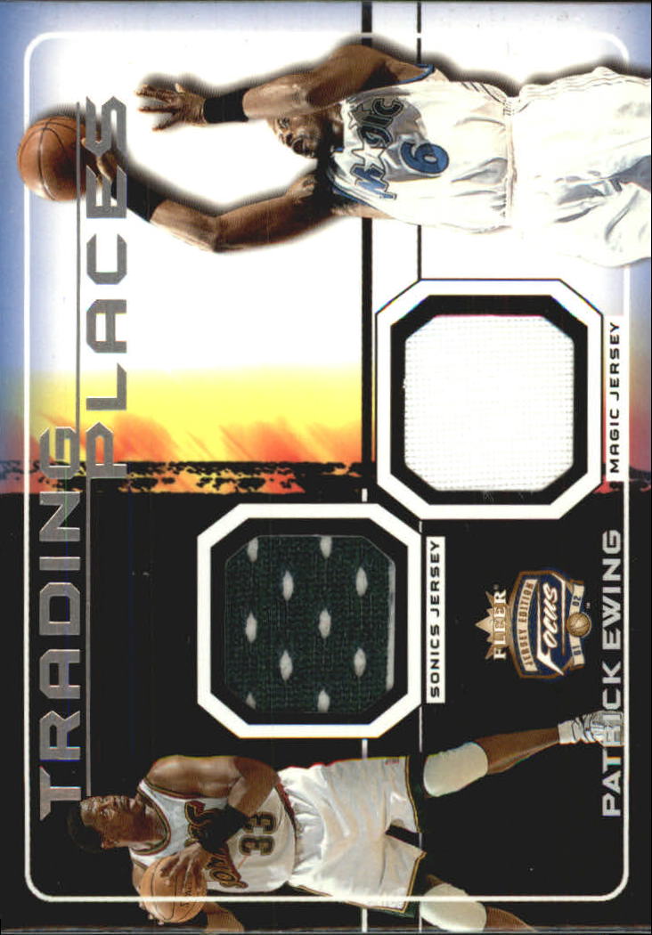 2001-02 Fleer Focus Trading Places Jerseys #2 Patrick Ewing