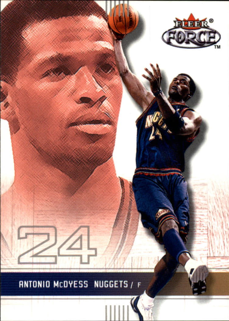2001-02 Fleer Force #9 Antonio McDyess
