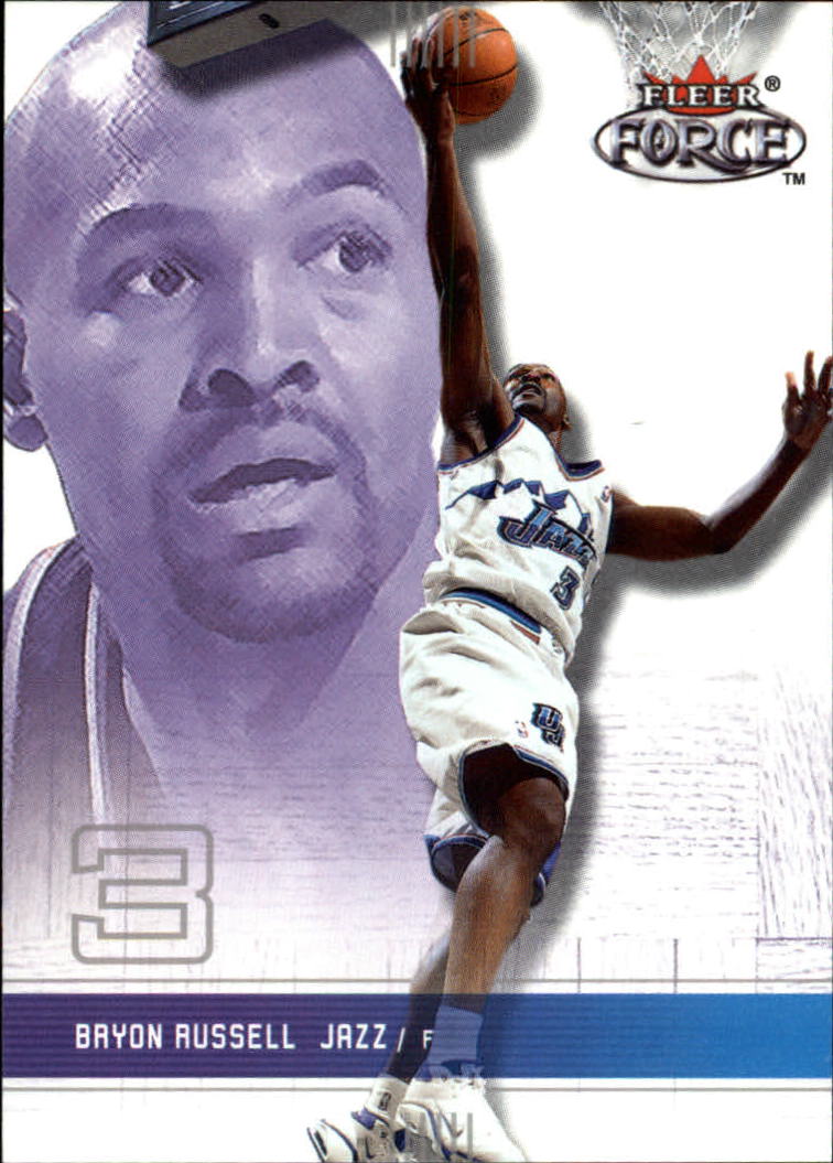 2001-02 Fleer Force #134 Bryon Russell