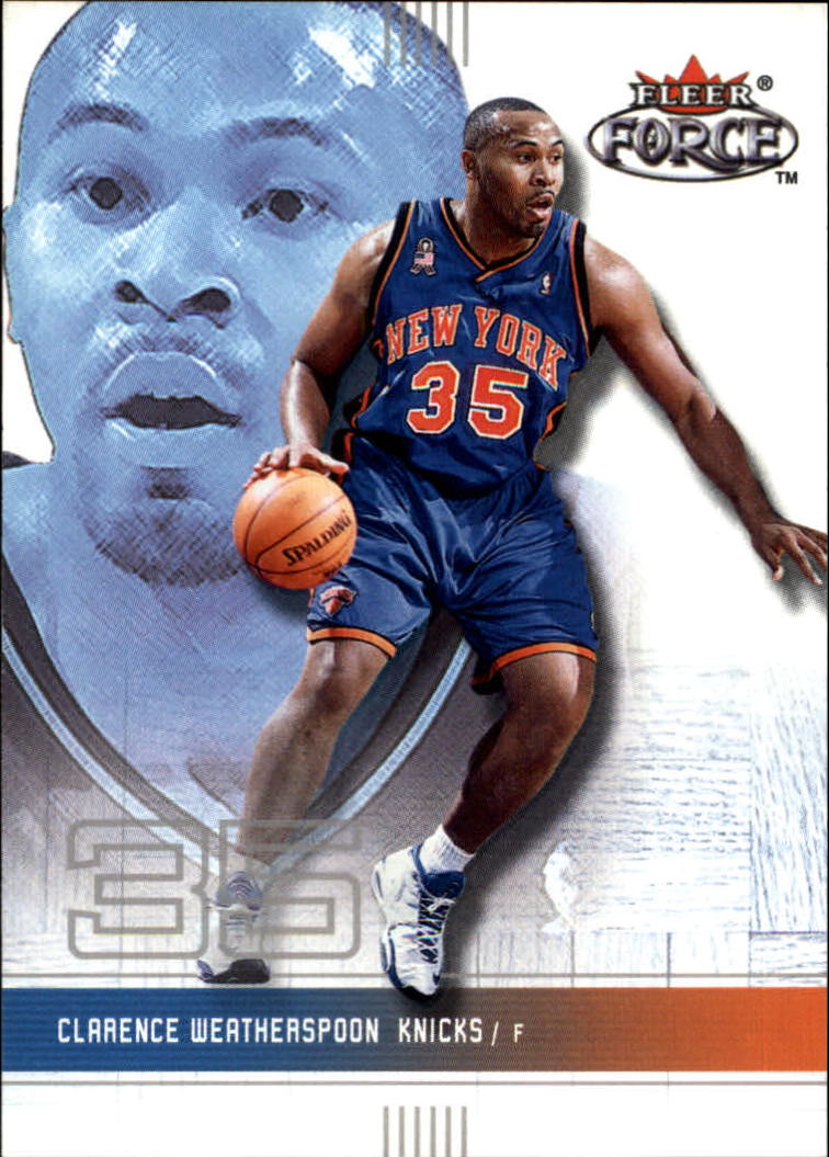 2001-02 Fleer Force #139 Clarence Weatherspoon