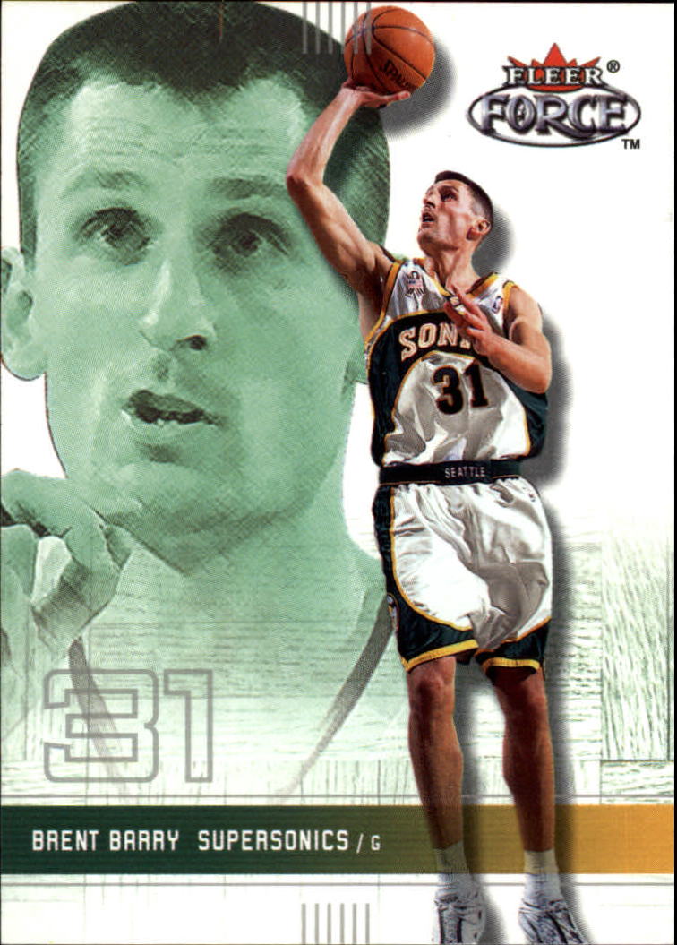 2001-02 Fleer Force #140 Brent Barry