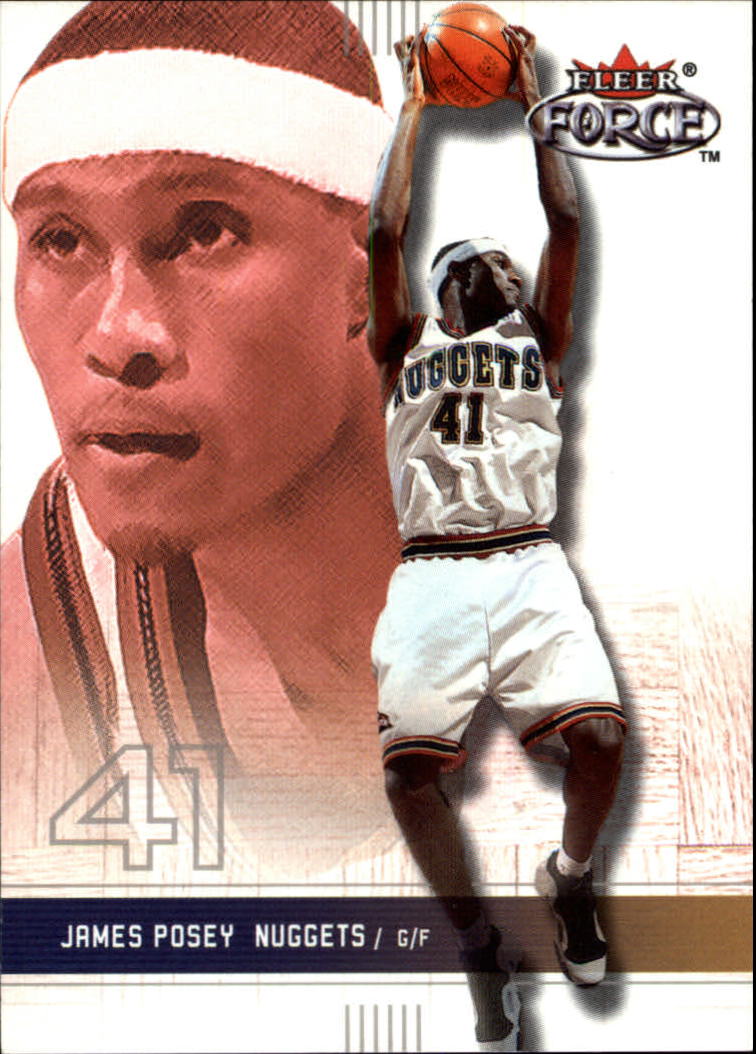2001-02 Fleer Force #144 James Posey