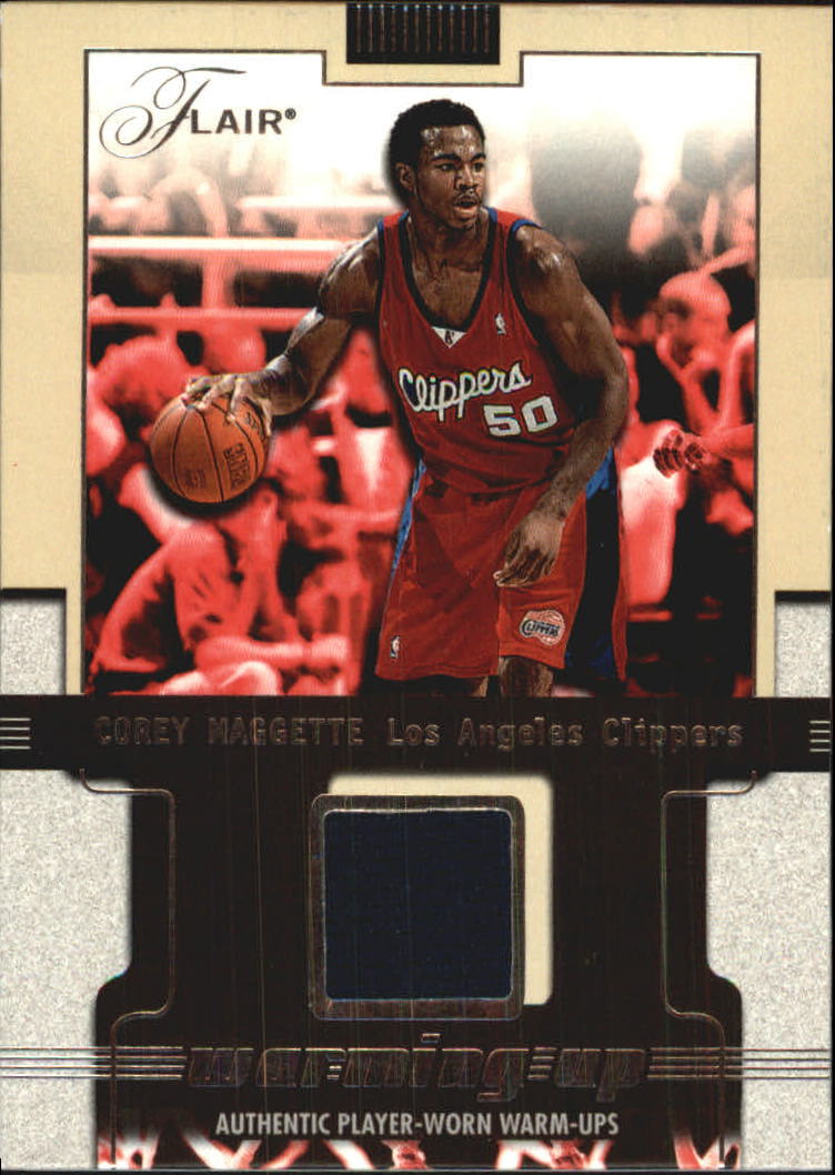2001-02 Flair Warming Up #8 Corey Maggette