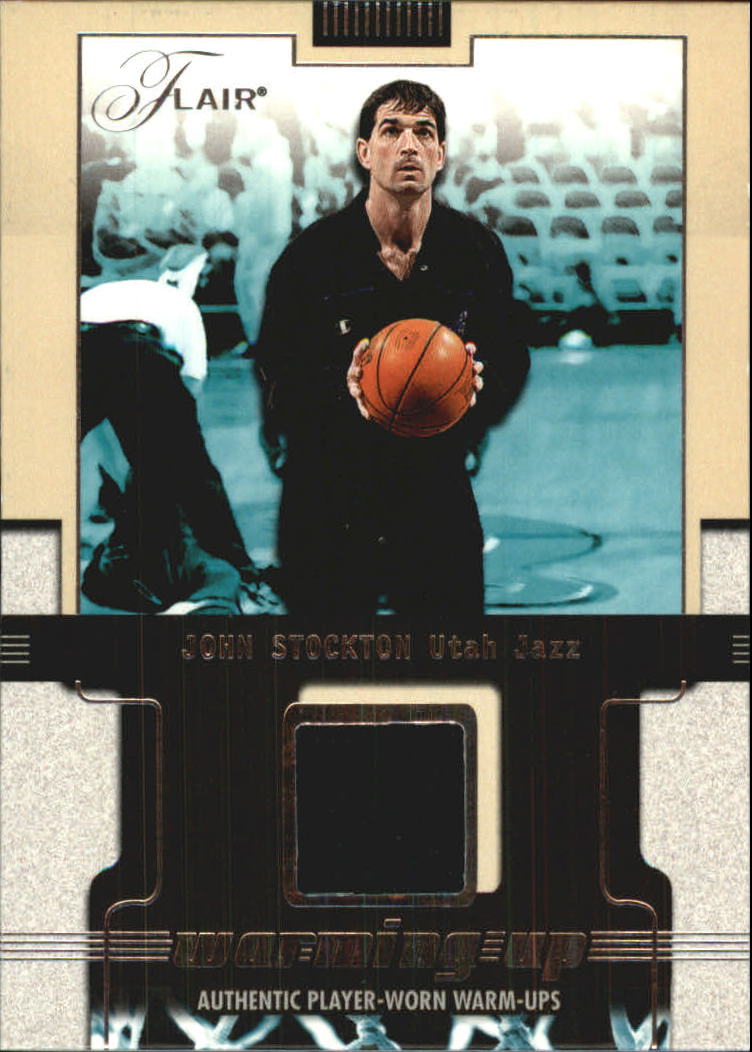 2001-02 Flair Warming Up #18 John Stockton