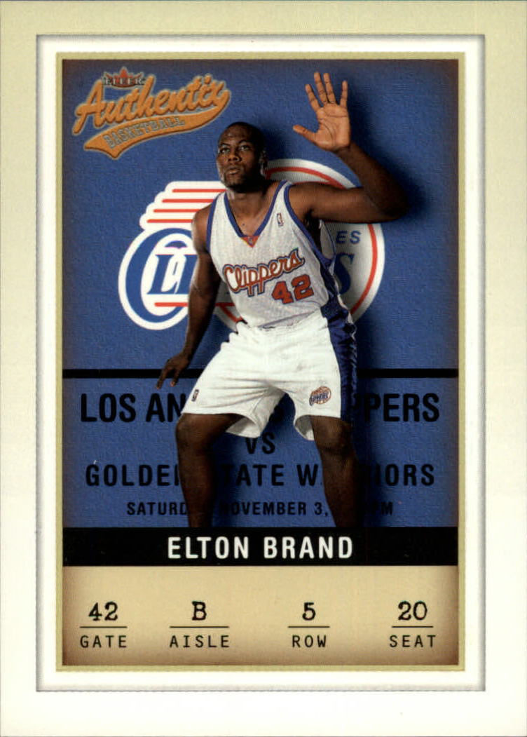 2001-02 Fleer Authentix #5 Elton Brand