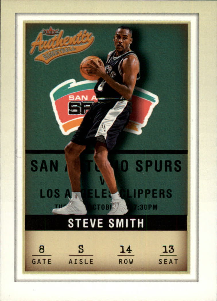2001-02 Fleer Authentix #14 Steve Smith