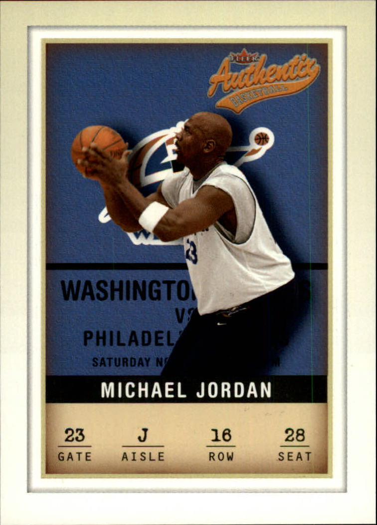2001-02 Fleer Authentix #16 Michael Jordan