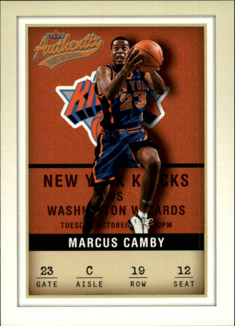 2001-02 Fleer Authentix #19 Marcus Camby