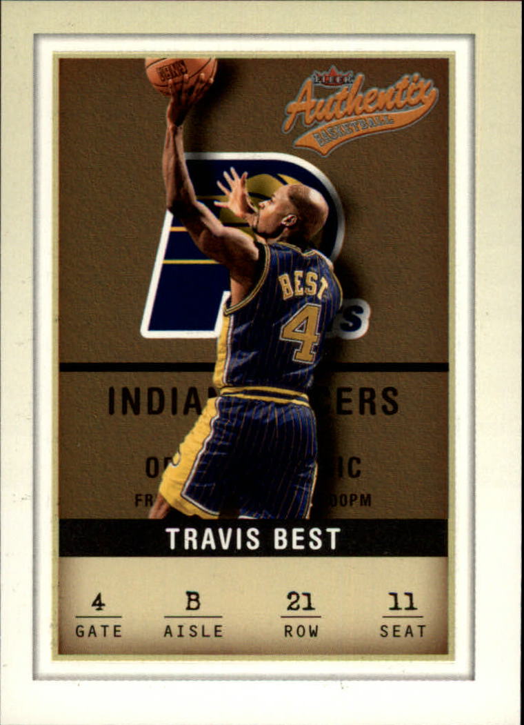 2001-02 Fleer Authentix #21 Travis Best