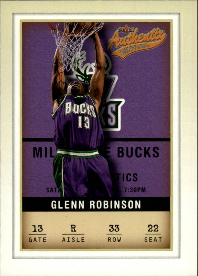 2001-02 Fleer Authentix #33 Glenn Robinson