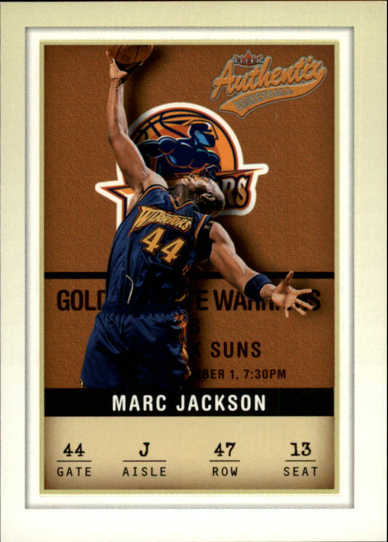 2001-02 Fleer Authentix #47 Marc Jackson