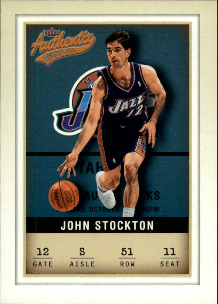 2001-02 Fleer Authentix #51 John Stockton