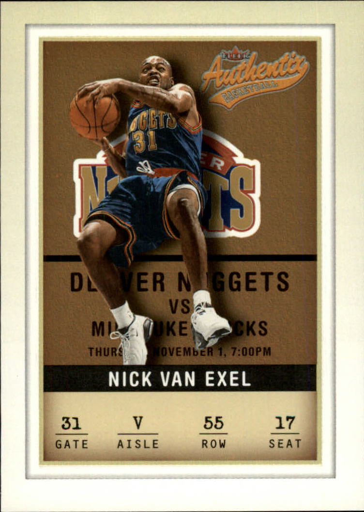 2001-02 Fleer Authentix #55 Nick Van Exel