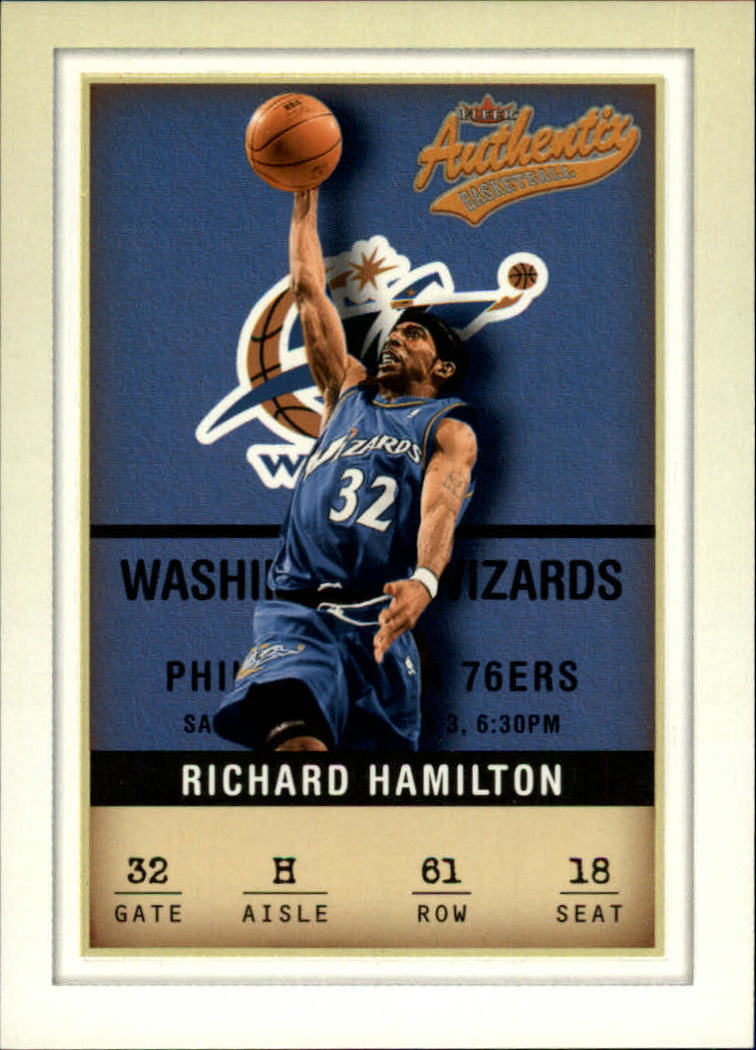 2001-02 Fleer Authentix #61 Richard Hamilton