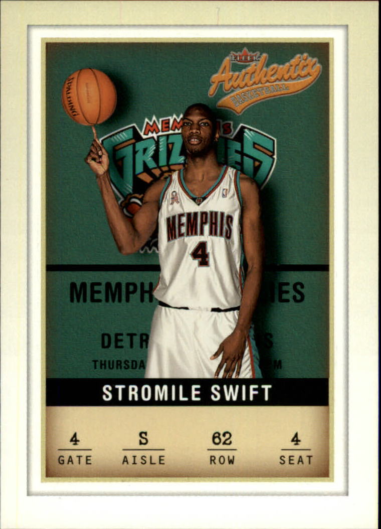 2001-02 Fleer Authentix #62 Stromile Swift