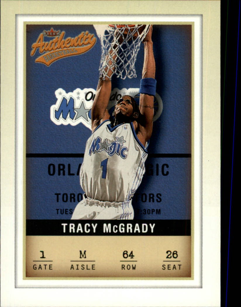2001-02 Fleer Authentix #64 Tracy McGrady