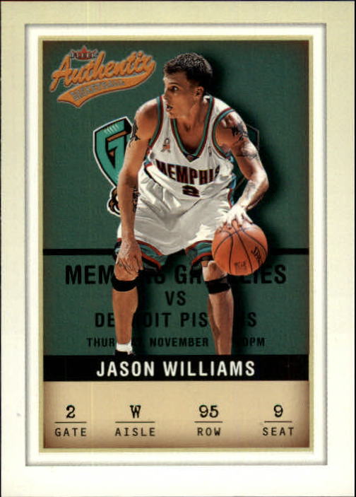 2001-02 Fleer Authentix #95 Jason Williams