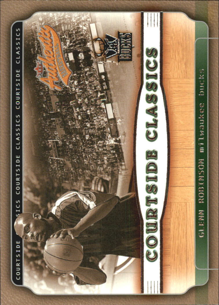 2001-02 Fleer Authentix Courtside Classics #9 Glenn Robinson