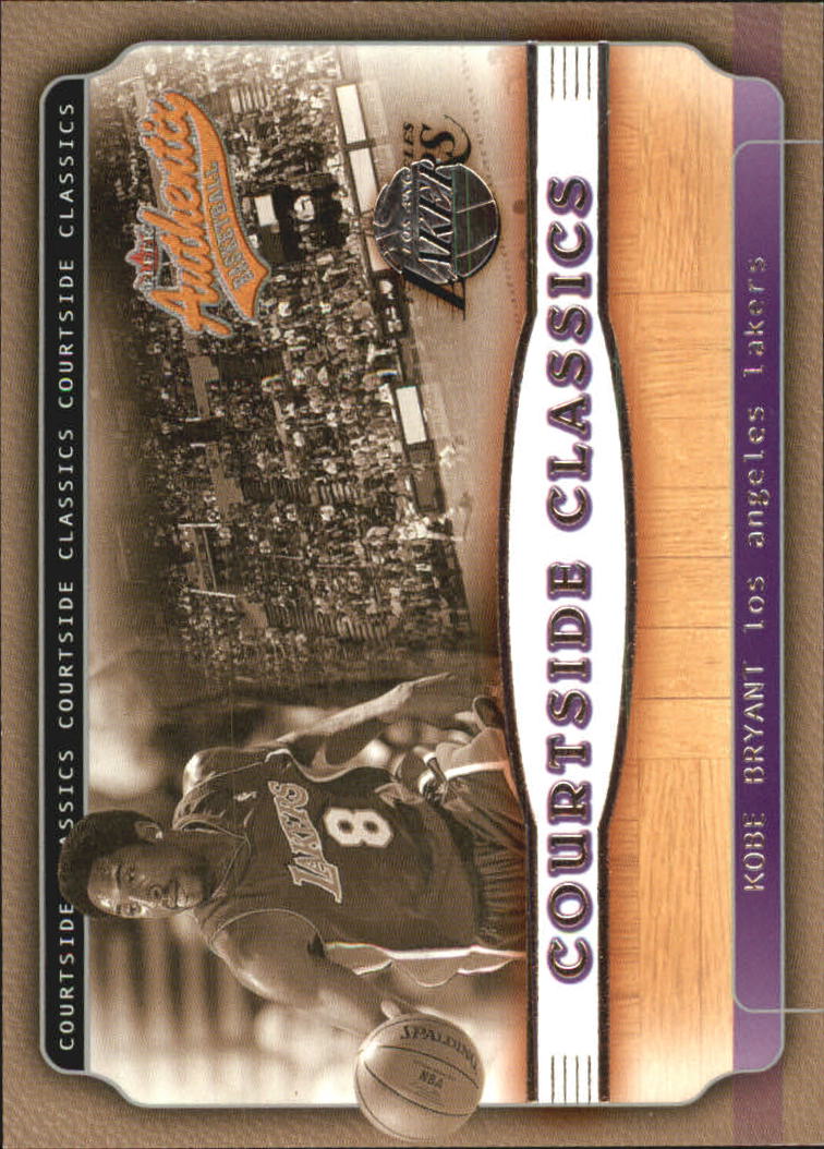 2001-02 Fleer Authentix Courtside Classics #11 Kobe Bryant