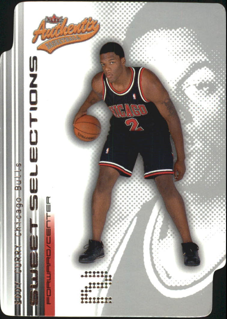 2001-02 Fleer Authentix Sweet Selections #4 Eddy Curry