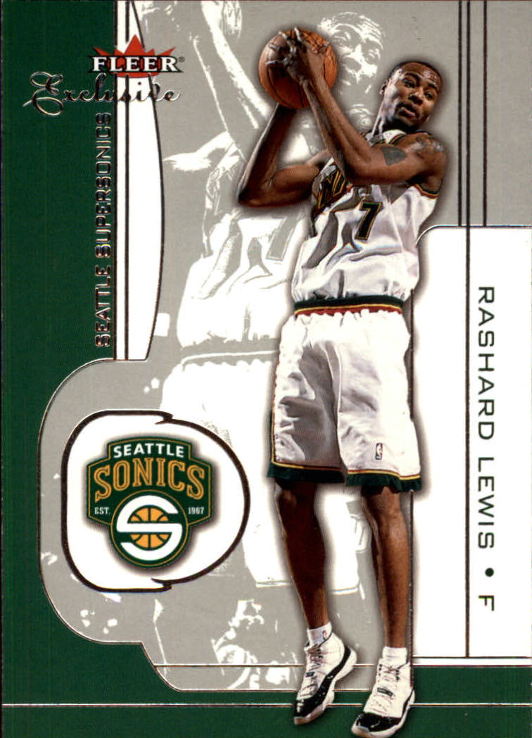 2001-02 Fleer Exclusive #15 Rashard Lewis