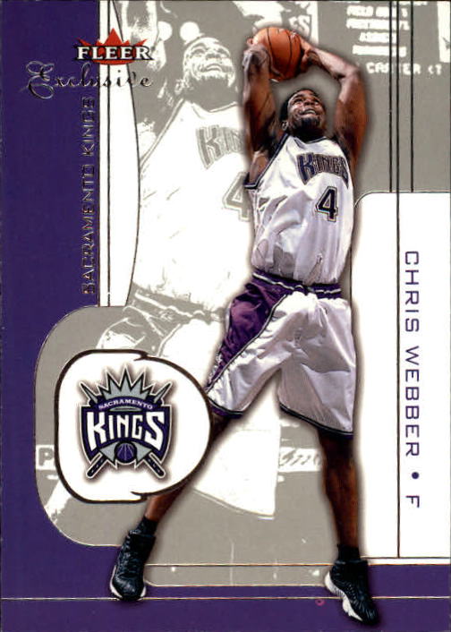 2001-02 Fleer Exclusive #28 Chris Webber