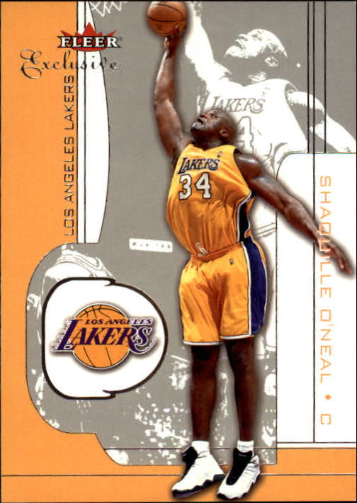 2001-02 Fleer Exclusive #29 Shaquille O'Neal