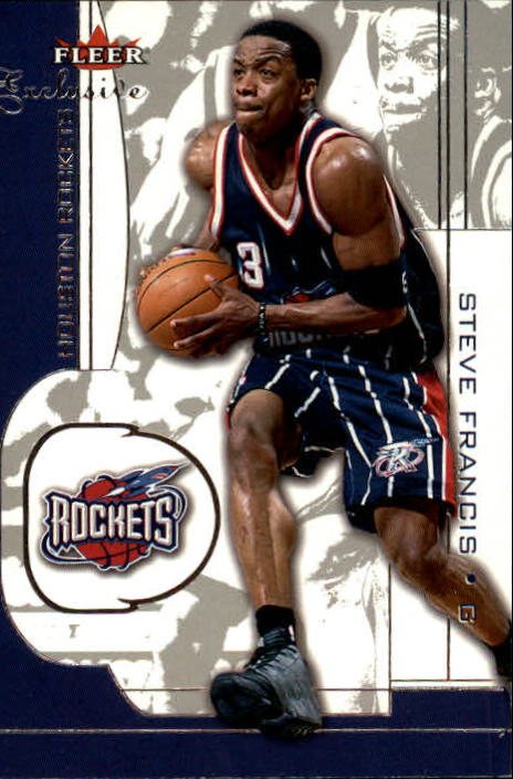 2001-02 Fleer Exclusive #40 Steve Francis