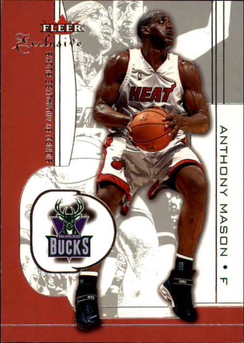 2001-02 Fleer Exclusive #62 Anthony Mason