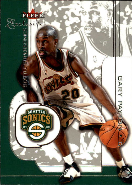 2001-02 Fleer Exclusive #64 Gary Payton