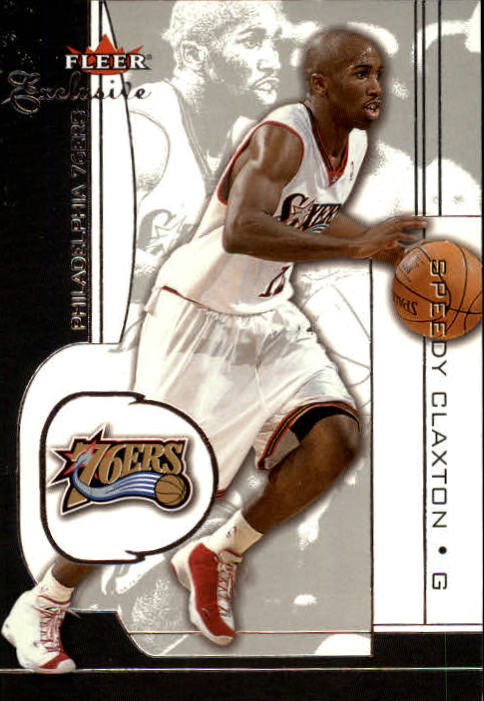 2001-02 Fleer Exclusive #81 Speedy Claxton