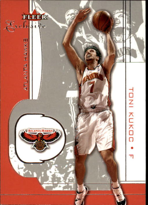 2001-02 Fleer Exclusive #86 Toni Kukoc