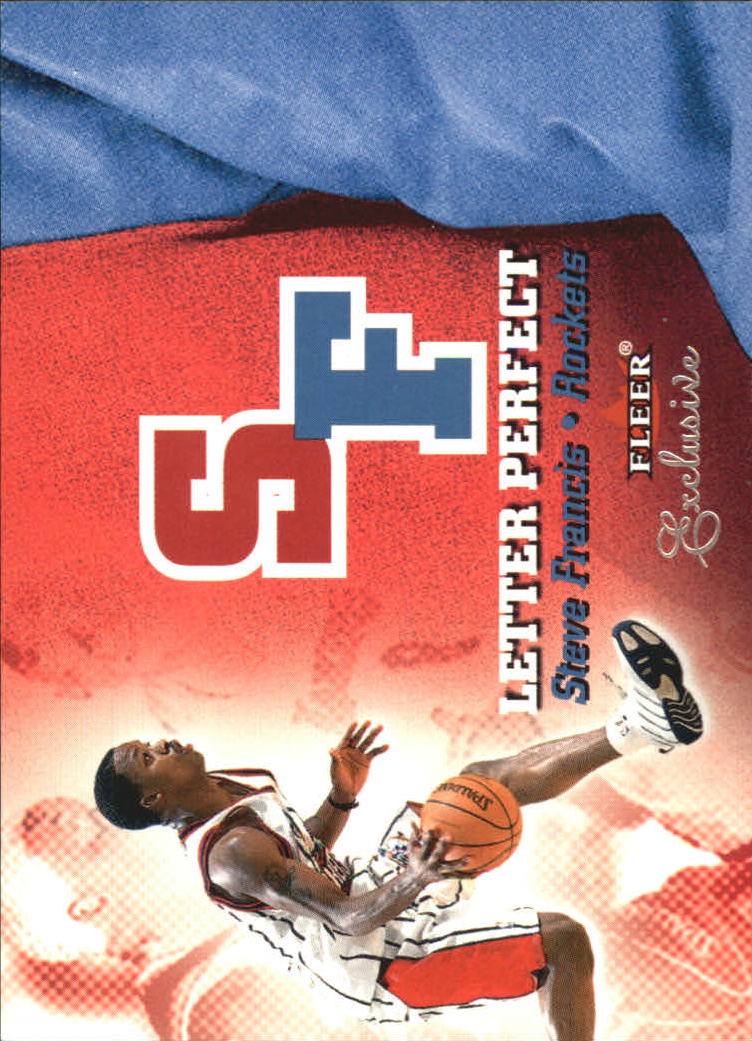 2001-02 Fleer Exclusive Letter Perfect #9 Steve Francis