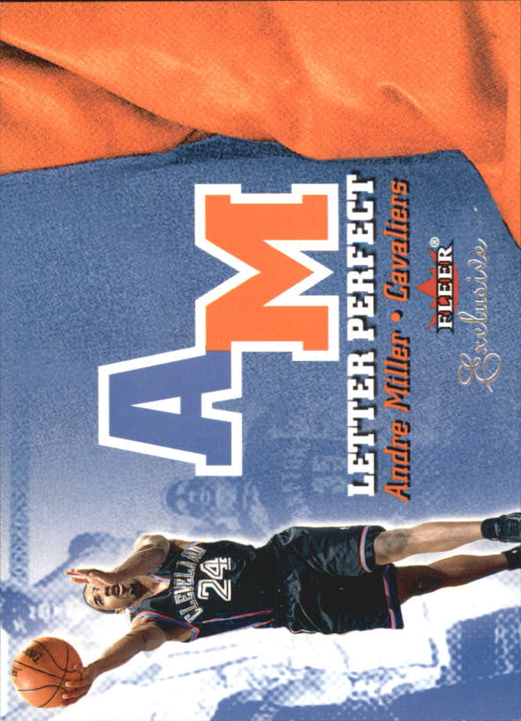 2001-02 Fleer Exclusive Letter Perfect #12 Andre Miller