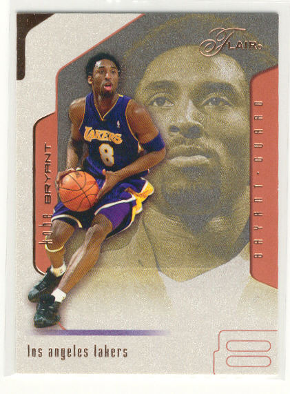 2001-02 Flair #8 Kobe Bryant