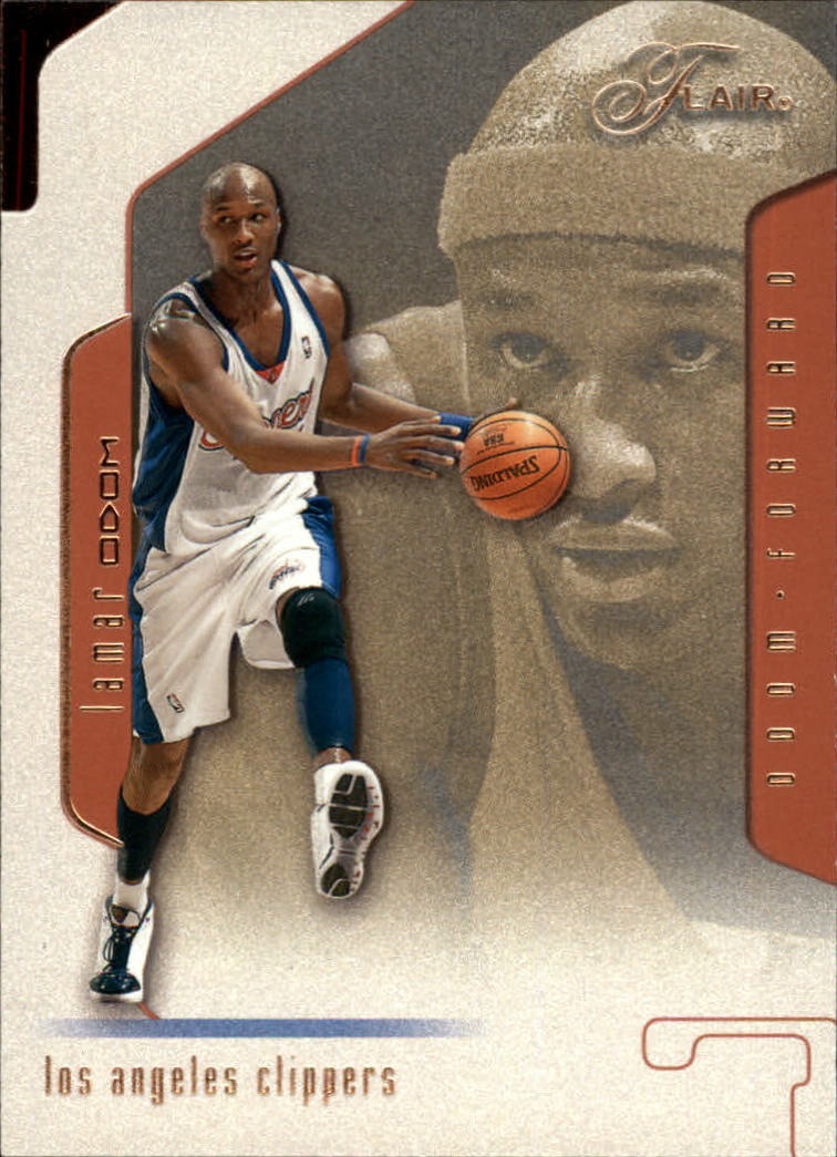 2001-02 Flair #66 Lamar Odom