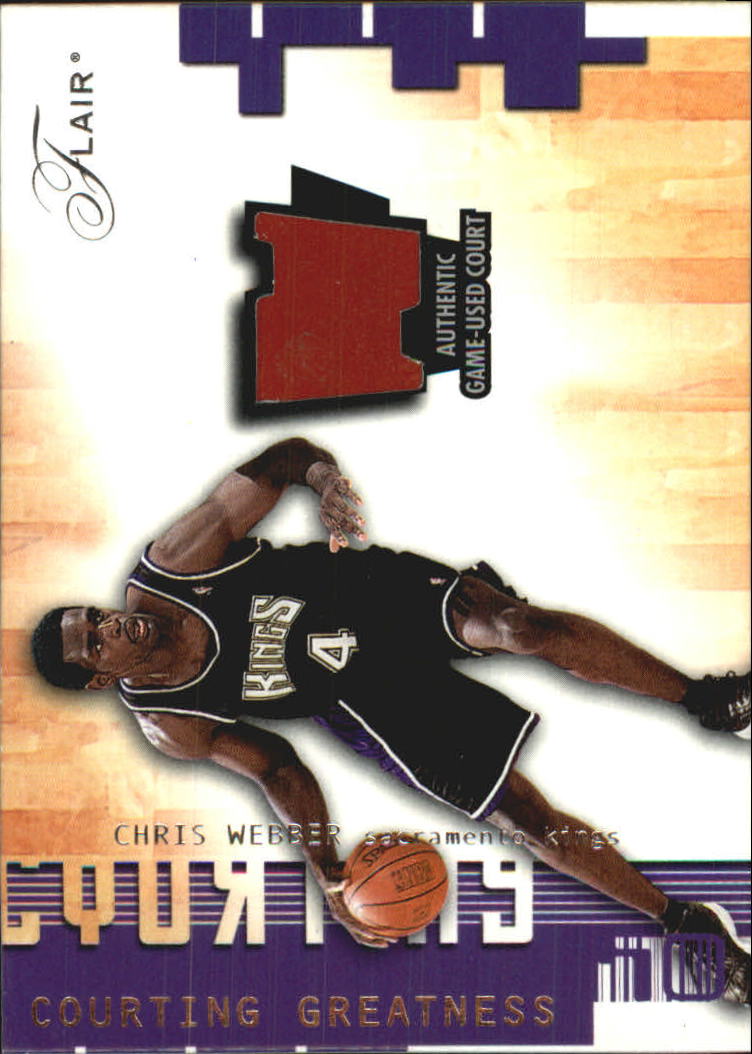 2001-02 Flair Courting Greatness #13 Chris Webber