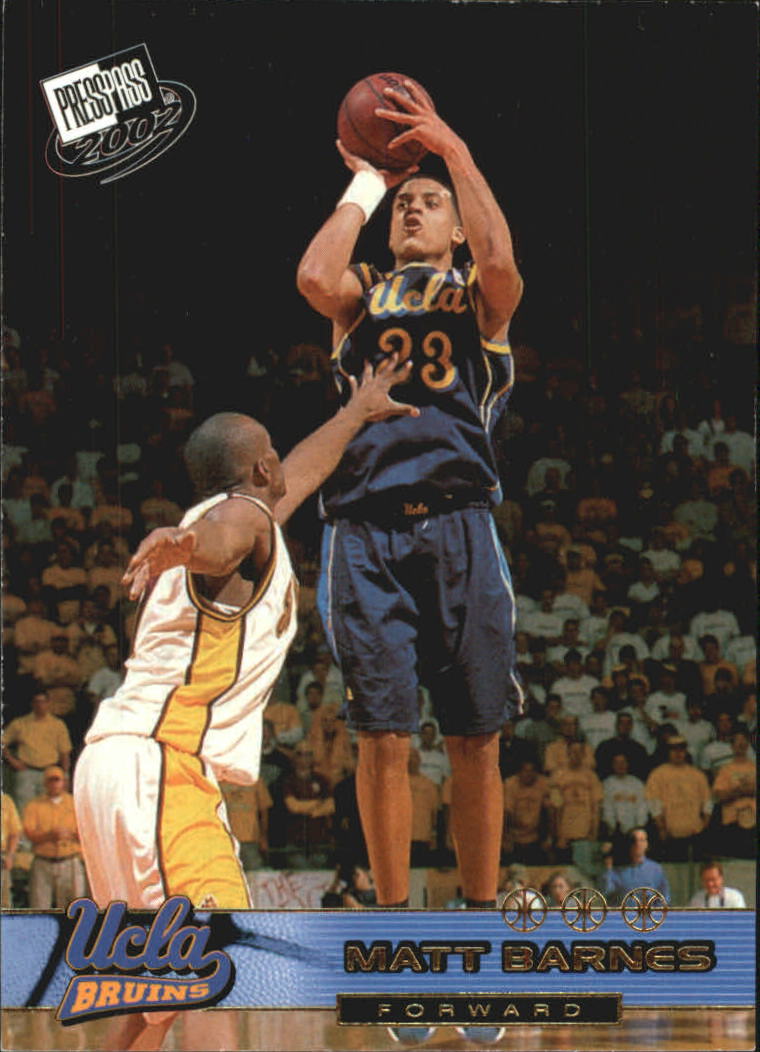 2002 Press Pass Gold Zone #1 Matt Barnes