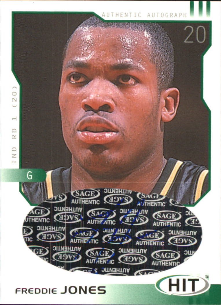 2002 SAGE HIT Autographs Emerald #H20 Fred Jones