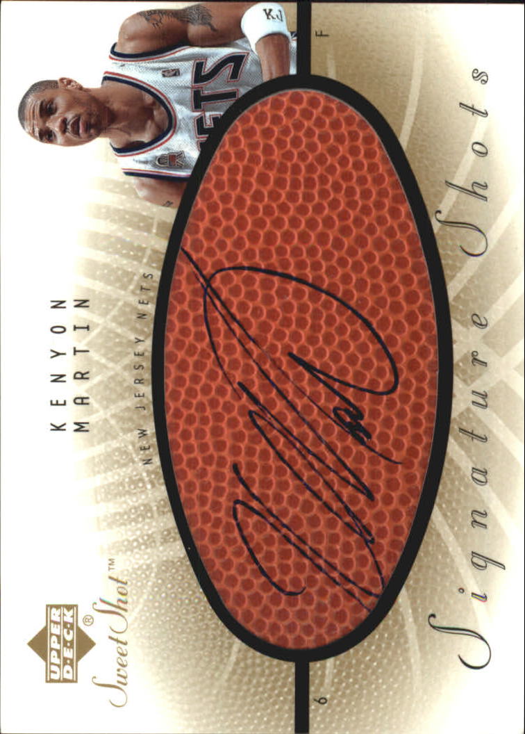 2002-03 Sweet Shot Signature Shots #KM Kenyon Martin