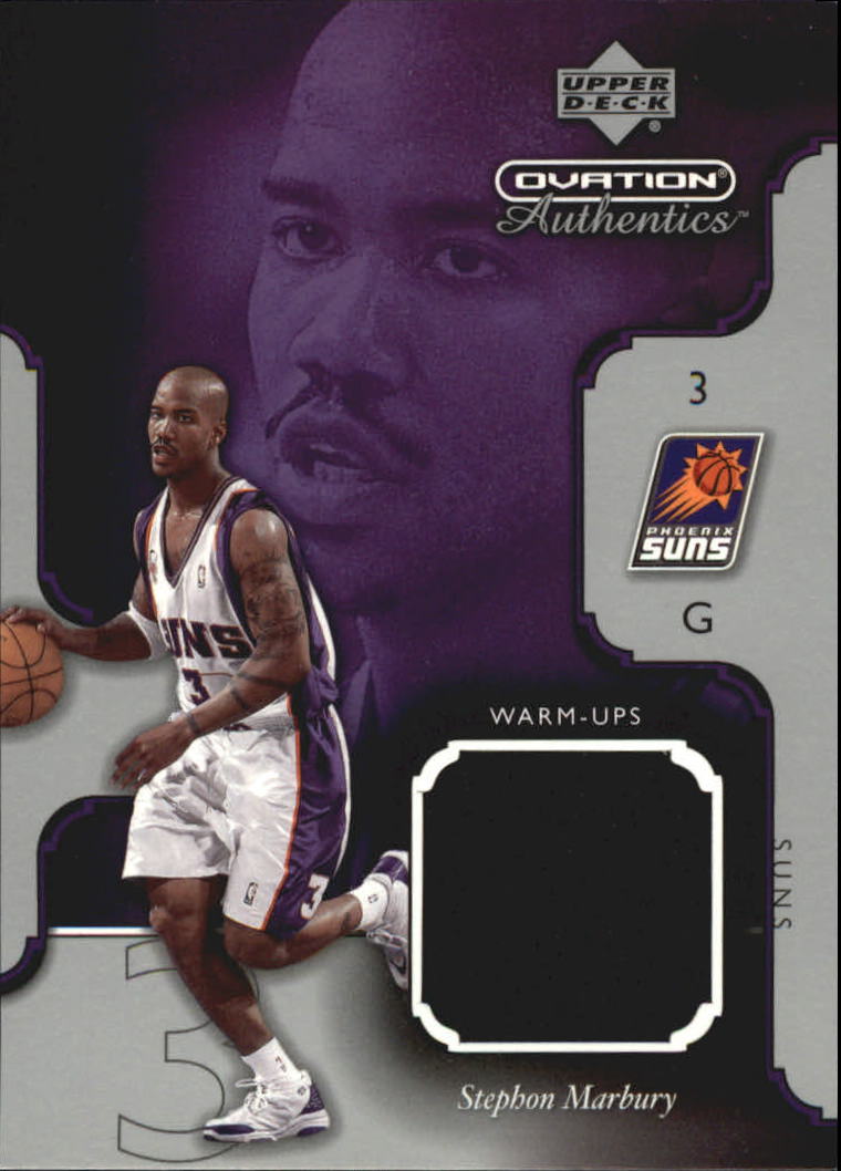 2002-03 Upper Deck Ovation Authentics Warm-Ups #SMW Stephon Marbury