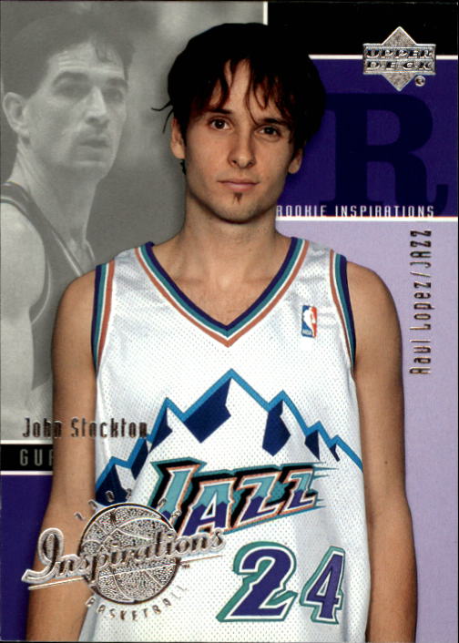 2002-03 Upper Deck Inspirations #101 Raul Lopez RC/John Stockton