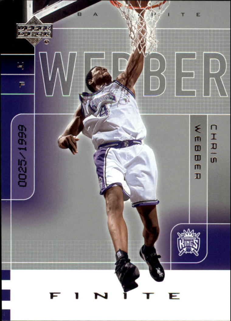 2002-03 Upper Deck Finite #82 Chris Webber