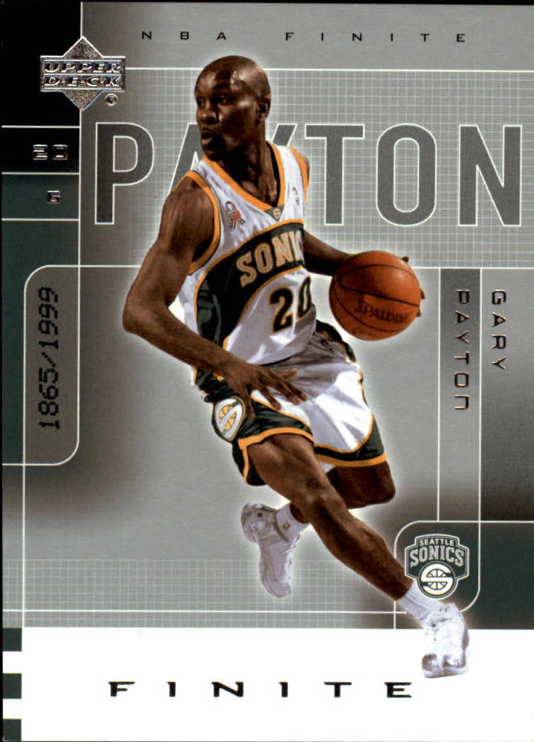 2002-03 Upper Deck Finite #88 Gary Payton