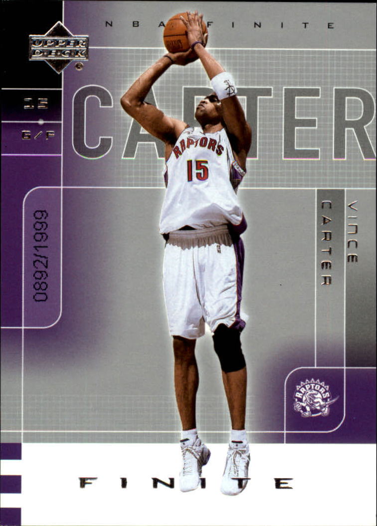 2002-03 Upper Deck Finite #92 Vince Carter