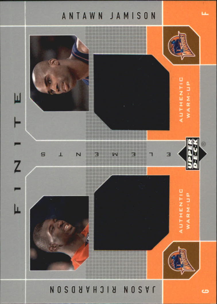2002-03 Upper Deck Finite Elements Dual Warm-Ups #JRAJ Jason Richardson/Antawn Jamison