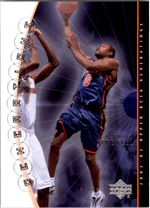 2002-03 Upper Deck Generations #32 Latrell Sprewell