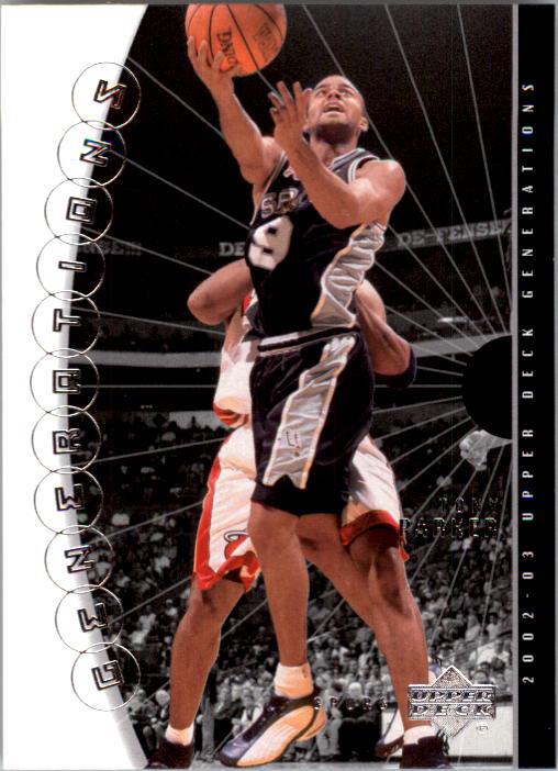 2002-03 Upper Deck Generations #42 Tony Parker